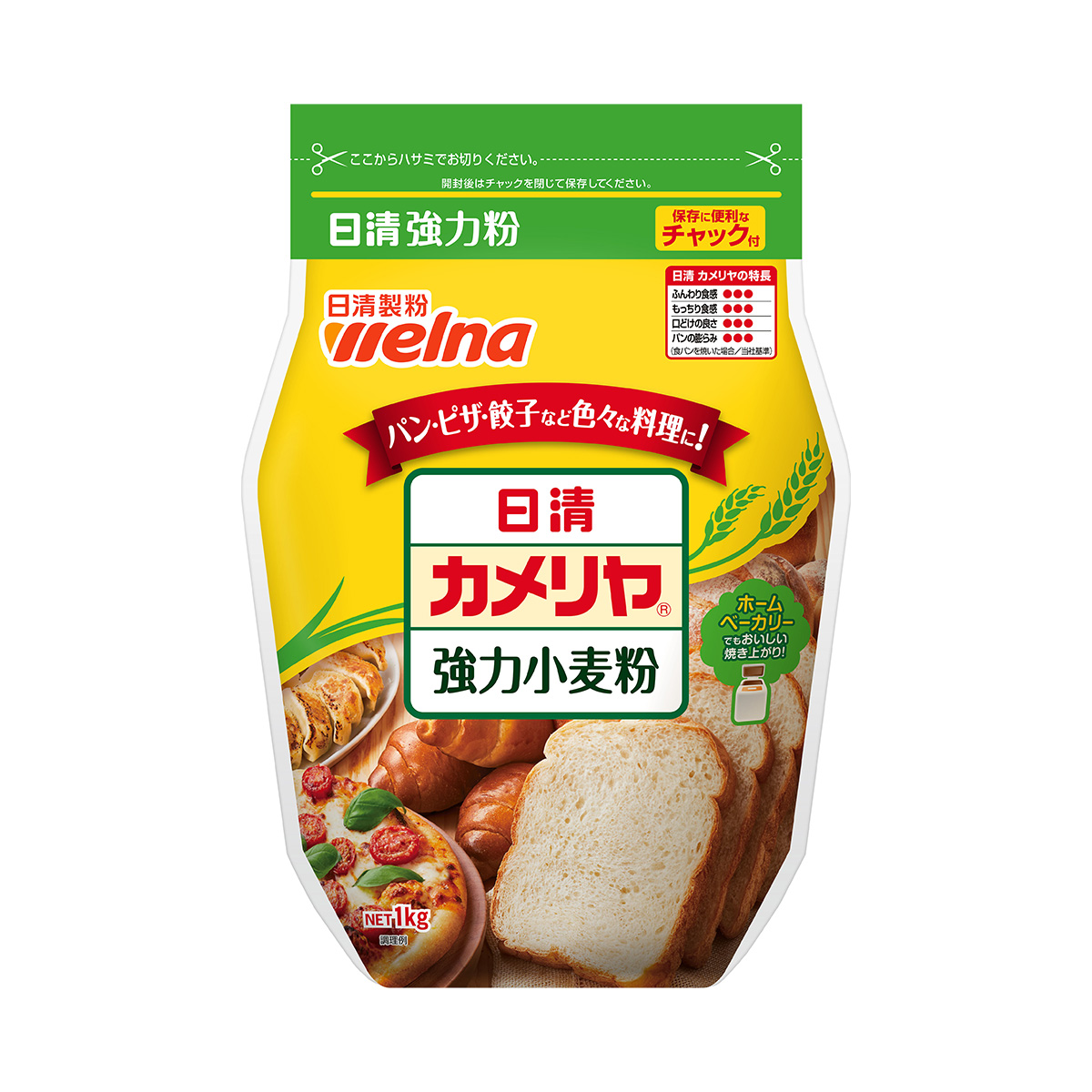日清製粉ウェルナ<br>日清 カメリヤ® チャック付